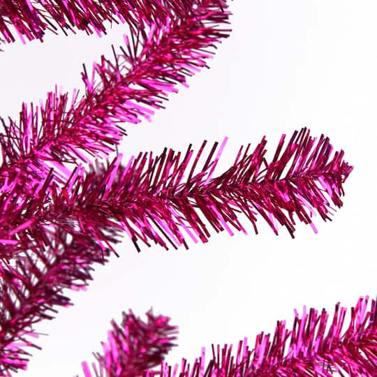 Northlight 3ft. Unlit Fuchsia Pink Medium Twig Artificial Christmas Tree